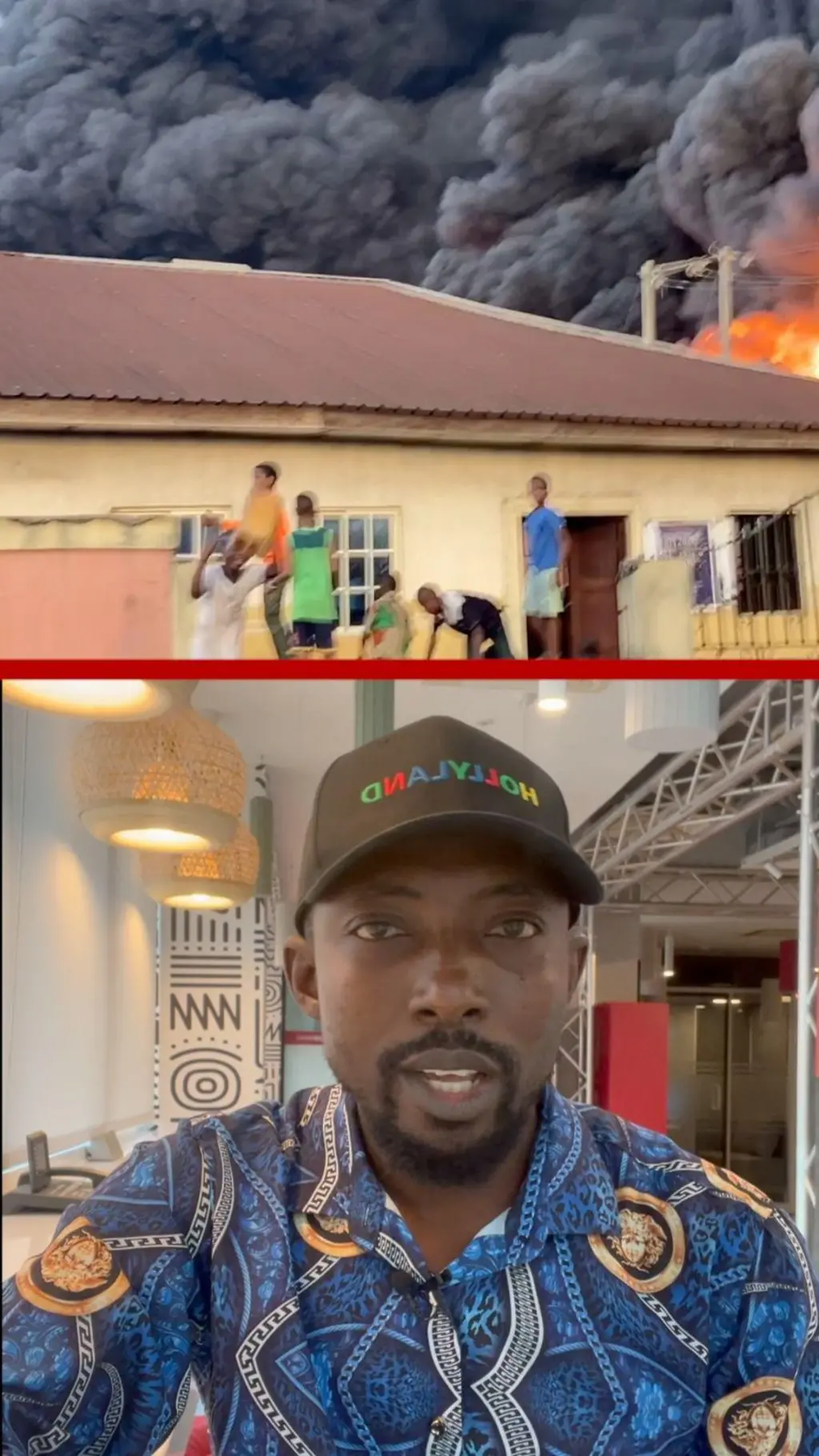 Etu ọkụ siri gbaa n'ogige ngwaahịa Nigerian Breweries, Aba