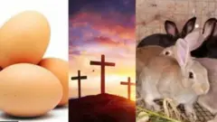 Ẹyin, agbelebu ati ehoro