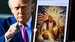 డోనల్డ్ ట్రంప్, ఏసుక్రీస్తు, ట్రూత్ సోషల్