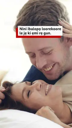 Ọkunrin ati obinrin ti wọn n tage