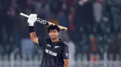 रचिन रविंद्र ने 112 रन की पारी खेली