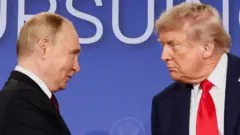 Shugaban Amurka, Donald Trump da shugaban Rasha, Vladimir Putin