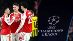 Awọn agbabọọlu Arsenal n dawọọ goolu ti wọn gba sawọn ikọ agbabọọlu Kairat Almaty ninu idije Champions League