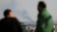 Smoke rises after an airstrike in central Tehran, Iran (1 April 2026)