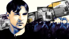 Yevgeni Korobov'un Rus ordusundaki askeri kariyerinin çeşitli bölümlerini kapsayan bir kolaj. 