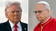 Donald Trump y el papa León XIV