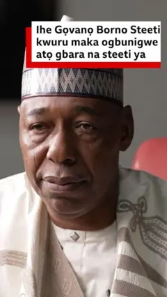 Ihe Gọvanọ Borno Steeti kwuru maka ogbunigwe atọ gbara na steeti ya