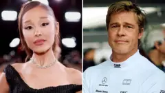 Ariana Grande and Brad Pitt