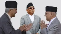 देउवा, प्रचण्ड र ओली