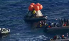 آرٹیمس 2 کے خلابازوں کی زمین پر واپسی