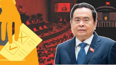 Ảnh minh họa: Chủ tịch Quốc hội Trần Thanh Mẫn và nghị trường Quốc hội