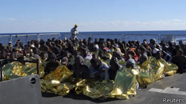 Abimukira baba bagerageza kwinjira mu Burayi banyuze mu nyanja. Butaliyani