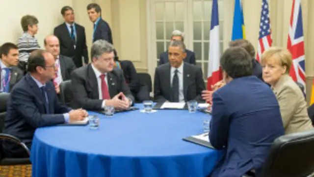 Abakuru b'ibihugu bigize OTAN bari mu nama muri Wales (Pays des Gales)