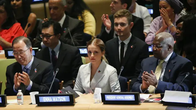 身为联合国妇女署亲善大使的艾玛称，目前女性在电影中没有得到足够的角色机会。