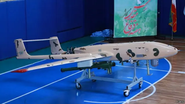 پهپاد جدید ایران در وزارت دفاع این کشور رونمایی شده