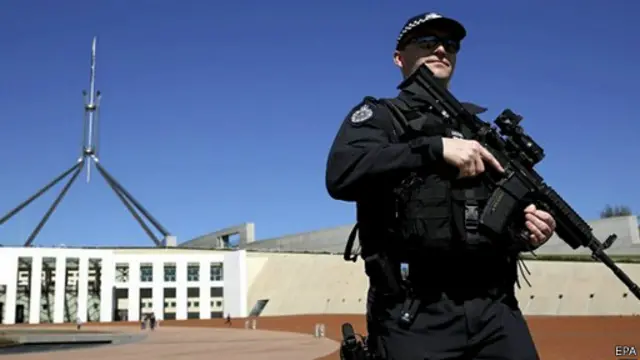 An ninh được tăng cường trong lòng nước Úc