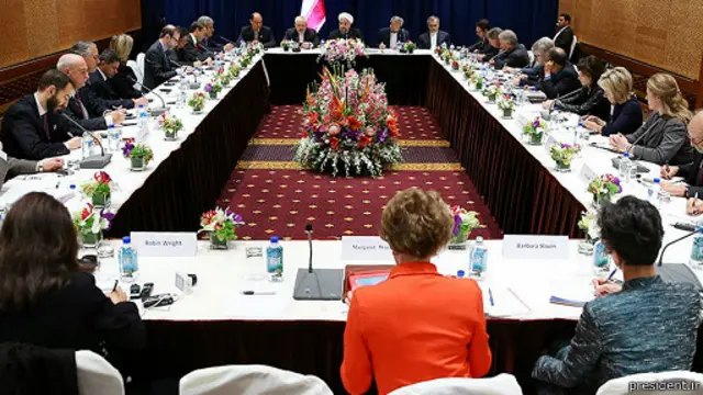 رئیس جمهور ایران در جمع مدیران رسانه های آمریکایی صحبت کرده است