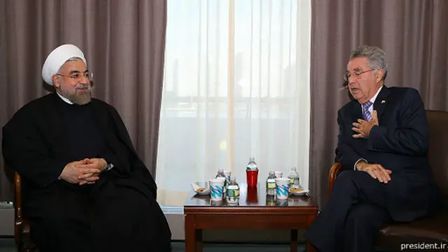 روحانی و هانس فیشر، رئیس جمهوری اتریش