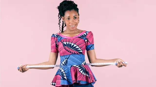 Une africaine souriante