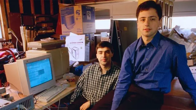 Les fondateurs Larry Page et Sergey Brin ont créé Google dans un garage en 1998. Sundar Pichai les a rejoints six ans plus tard