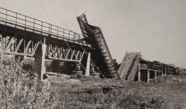 बीएसएफ ने सुभापुर पुल को ध्वस्त किया