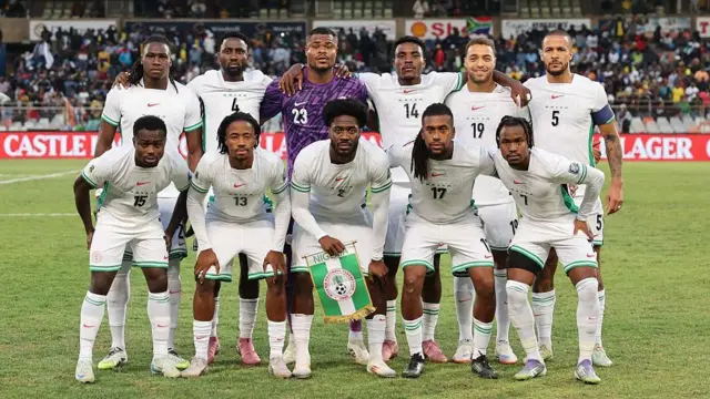 Nigeria Super Eagles team for group foto