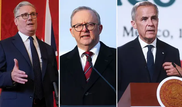 Starmer, Albanese and Carney