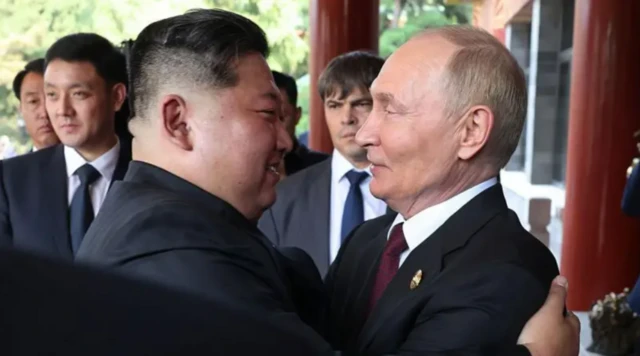 ਕਿਮ ਜੋਂਗ ਉਨ ਅਤੇ ਵਲਾਦੀਮੀਰ ਪੁਤਿਨ