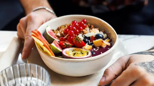 පළතුරු ආහාර වේලක ඡායාරූපයකි