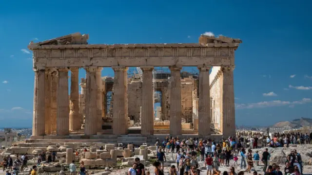 The Parthenon temple in Athens