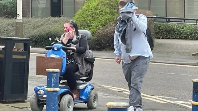 Kaleigh Driver and Michael Davis land Leicester Crown Court during dia trial