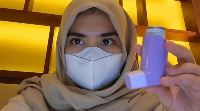 Farah Noorfirman est asthmatique depuis sa naissance