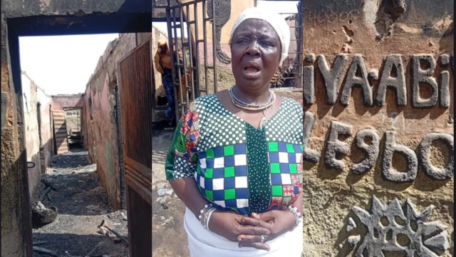 Asabi Olorisa kawọ gbera pẹlu aworan ile rẹ to jona