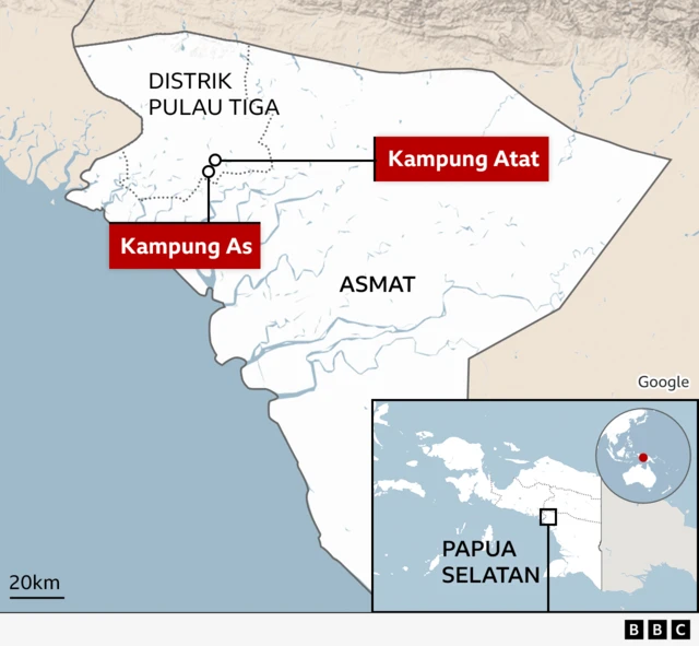 peta kampung as dan atat