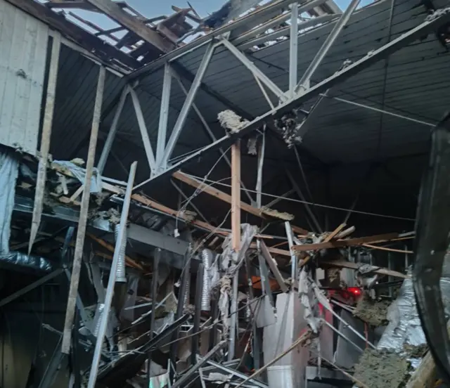 Последствия атаки в Одесской области