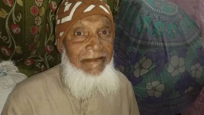 Mohammad Shareef at his home