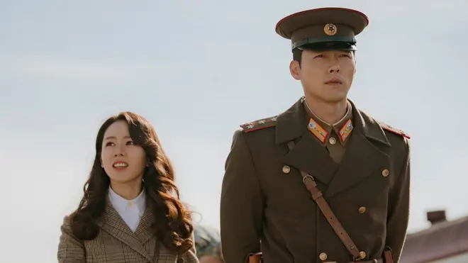 The drama centres around the unlikely love between a South Korean heiress and a North Korean officer
