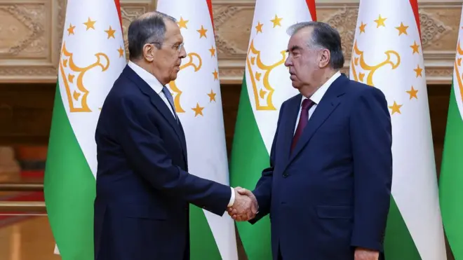 Сергей Лавров ва Имомали Раҳмон