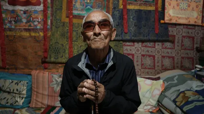 Năm nay 85 tuổi, Dawa Sangbo nhớ lại hành trình từ Tây Tạng sang Ấn Độ vào năm 1970