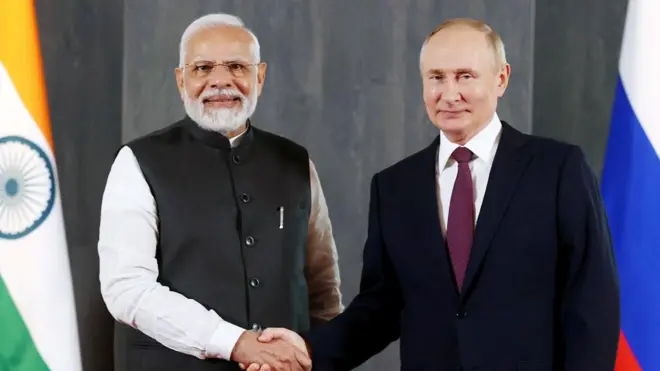 मोदी आणि पुतिन 