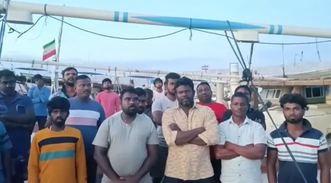 ईरान से लौटे तमिलनाडु के मछुआरे