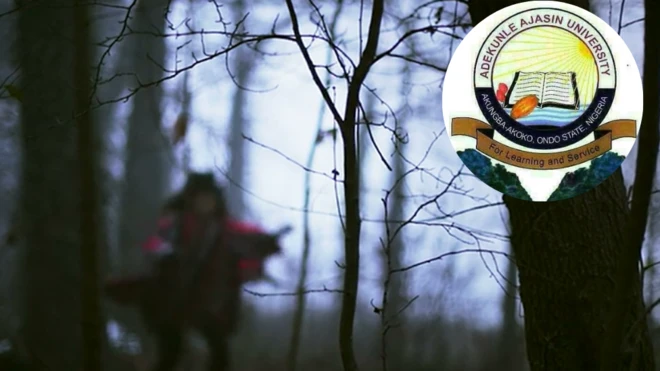 Woman escape fast and away for bush