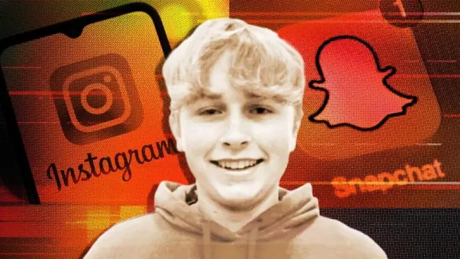 چهره ایوان بوتلر که خندان است و پشت سر او نشانهای شبکههای اجتماعی ازجمله اینستاگرام