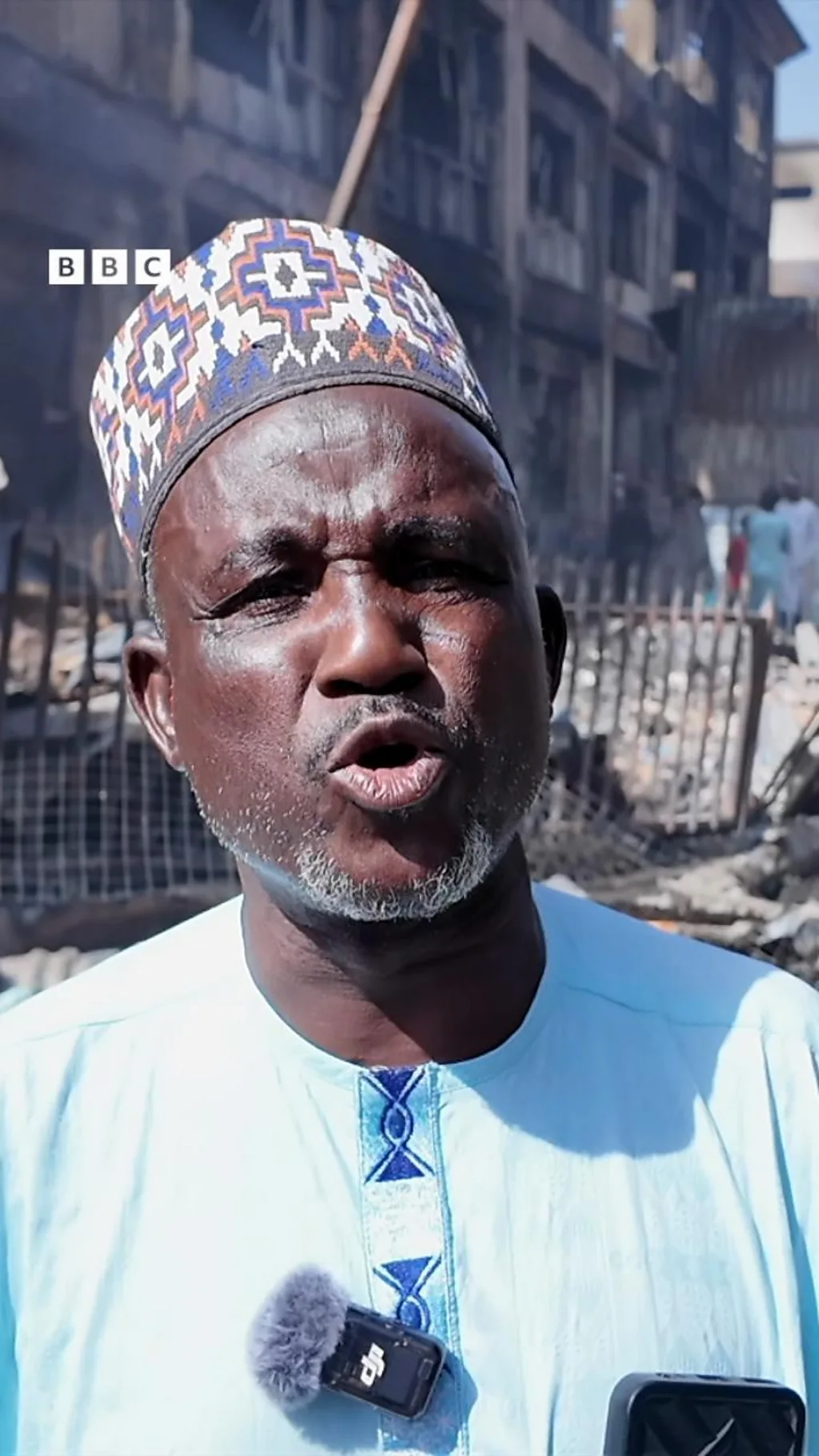 Yadda gobara ta laƙume wani ɓangare na kasuwar Singha