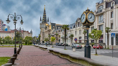 Europe Square in Batumi, Georgia