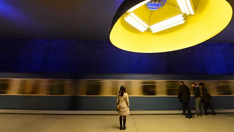 Munich's Westfriedhof U-bahn station