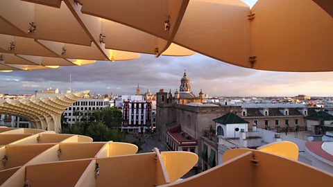 Seville, Andalusia, Spain, Metropol Parasol, city, architecture