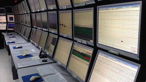 Jonathan Frochtzwajg Watching volcanoes, inside the Vesuvius Observatory (Credit: Jonathan Frochtzwajg)