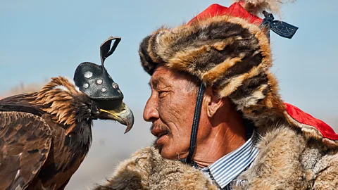 Dave Stamboulis Training a bird can take several years (Credit: Dave Stamboulis)