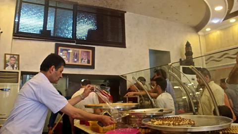 Miriam Berger Saqallah’s Sweets has been baking knafa since 1896 (Credit: Miriam Berger)